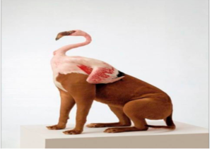 Thomas Grünfeld “Misfit (Flamingo/Canine)